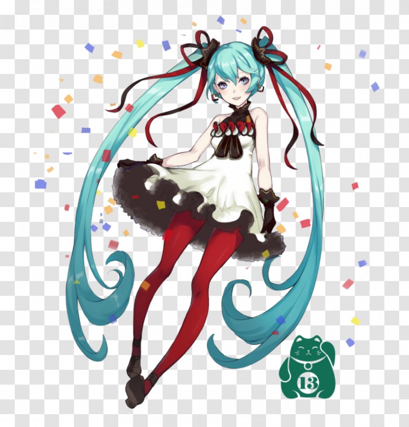 Hatsune Miku Project Diva F Vocaloid Desktop Wallpaper - Frame Transparent PNG