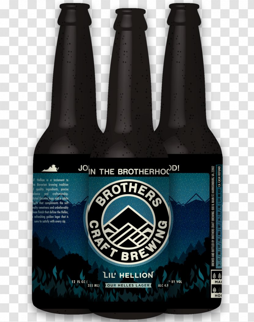 Beer Bottle Brothers Craft Brewing India Pale Ale Pacífico - Brewery Transparent PNG