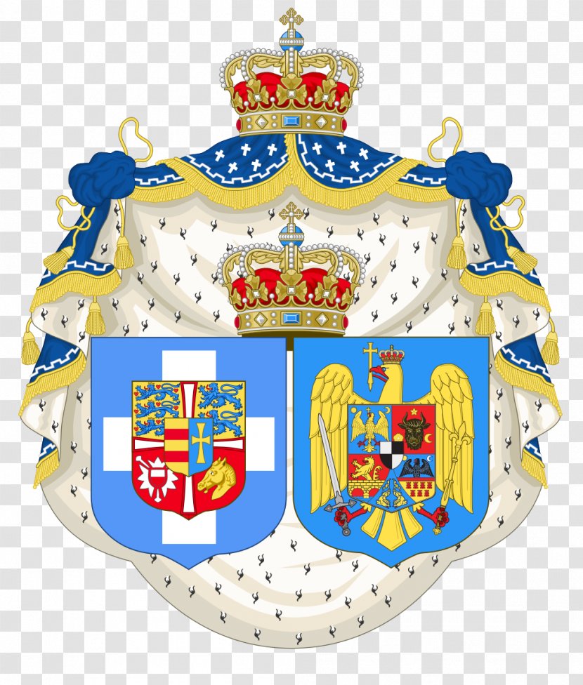 Coat Of Arms Greece Kingdom Royal The United - Greek Family Transparent PNG
