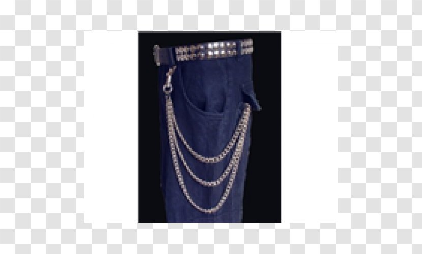Necklace Cobalt Blue Chain - Electric - Hanging Transparent PNG