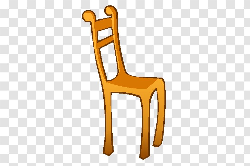 Game Chair Giraffe Drawing - Table Chairs Transparent PNG