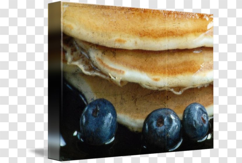 Pancake Frozen Dessert - Watercolor Blueberry Transparent PNG