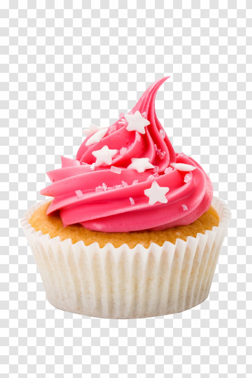Cupcake Muffin Icing Birthday Cake Bakery - Frozen Dessert - Cute Cakes Transparent PNG