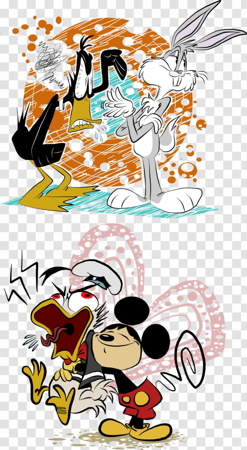 Mickey Mouse Bugs Bunny Donald Duck Daffy Transparent PNG