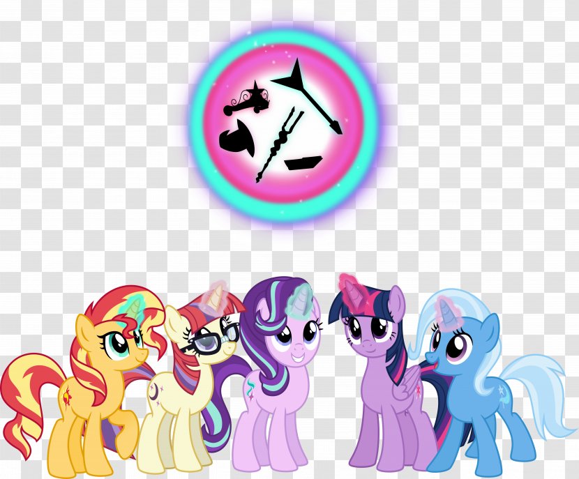 Sunset Shimmer Rainbow Dash Twilight Sparkle Pony Pinkie Pie - Silhouette - Starlight Element Transparent PNG