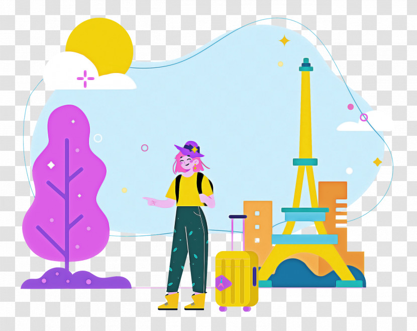 Paris Travel Transparent PNG