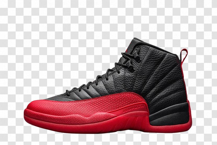 Air Jordan Retro XII Sneakers Nike Foot Locker - Red Transparent PNG