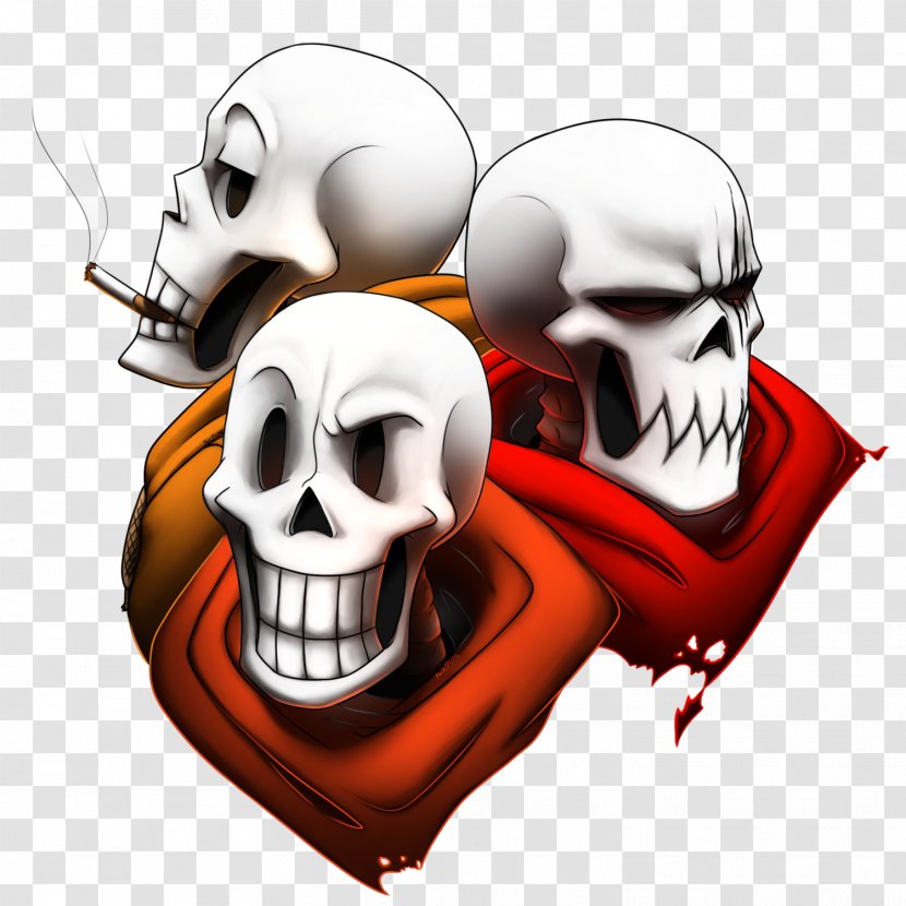 Fan Art Skull PAPYRUS - Human Skeleton Transparent PNG