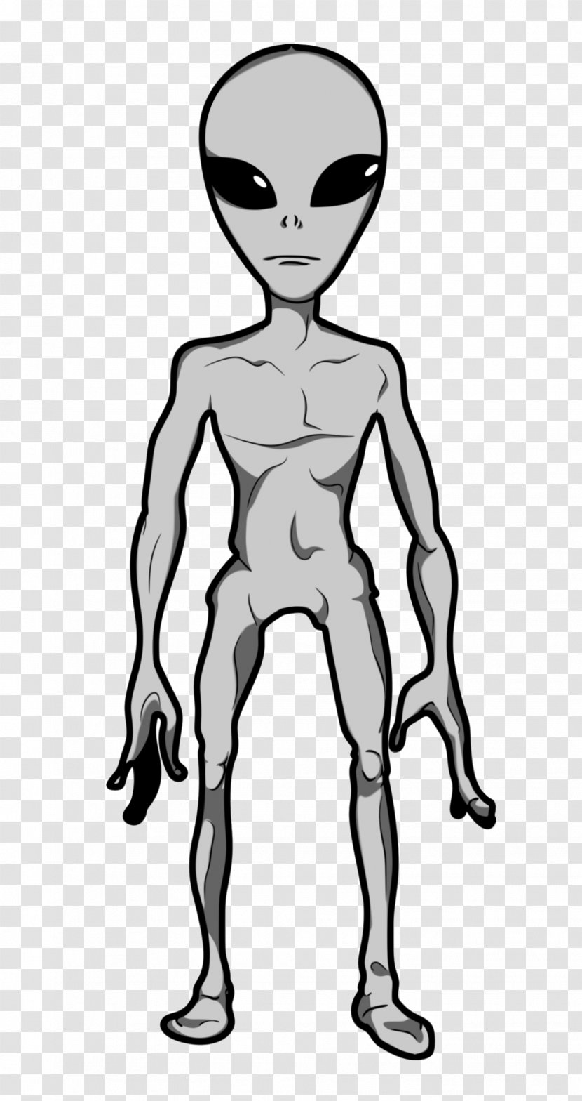 Extraterrestrial Life Grey Alien Clip Art Drawing Image - Frame - Humanoid Transparent PNG