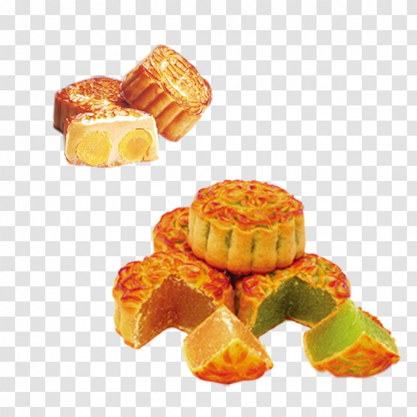Mooncake Stuffing Pineapple Cake Puff Pastry Wax Gourd - Cuisine - Second Paragraph Moon Material Transparent PNG