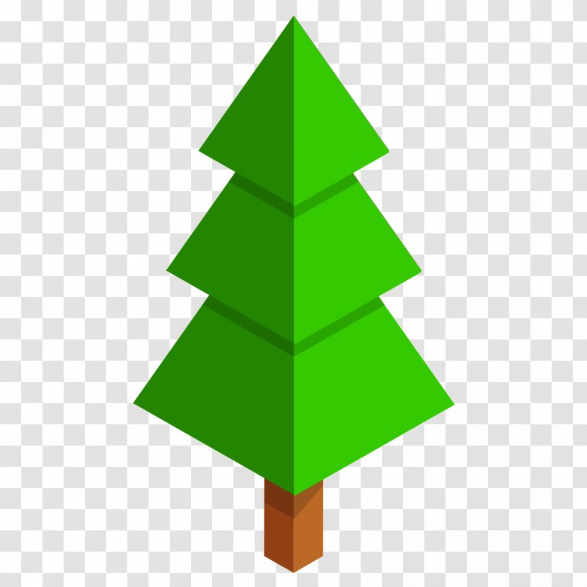 Triangle Plant Tree Geometry - Material Transparent PNG