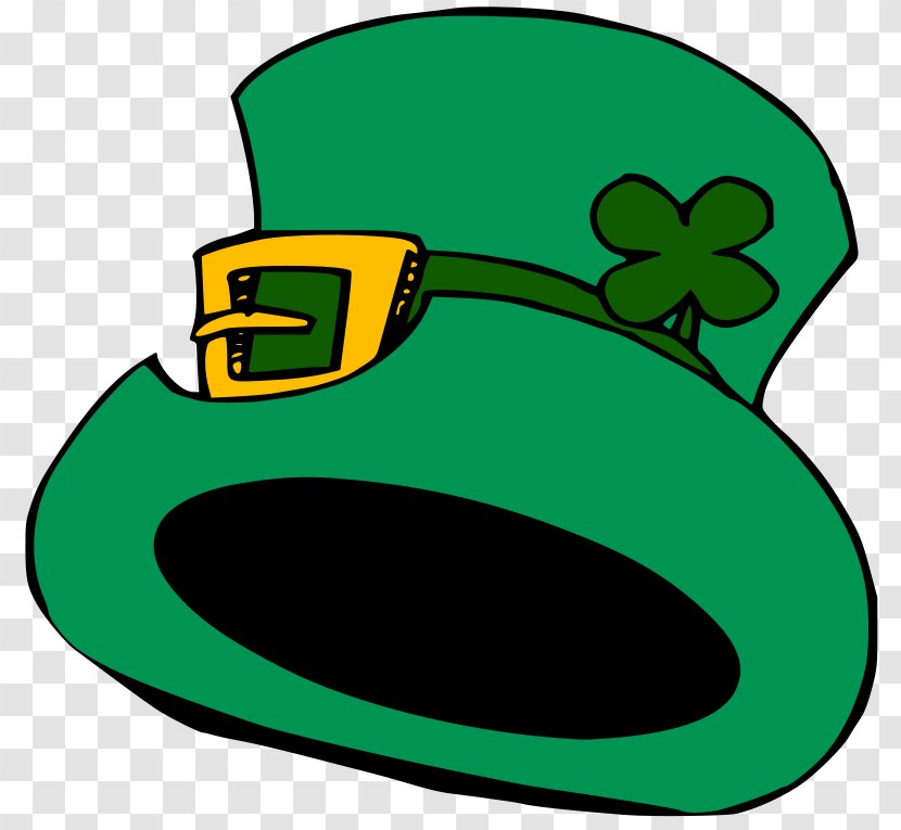 Hat Shamrock Saint Patricks Day Clip Art - Happy St Clipart Transparent PNG
