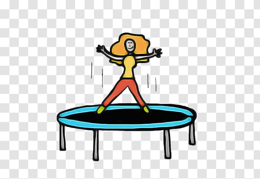 Trampoline Cartoon Trampolining--equipment And Supplies Table Furniture - Balance Transparent PNG
