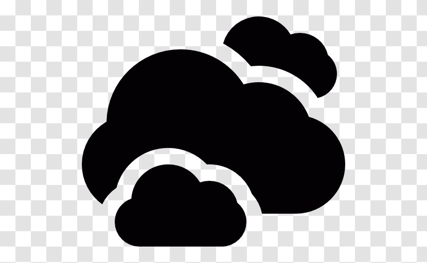 Cloud Storm Weather Clip Art - Black Transparent PNG