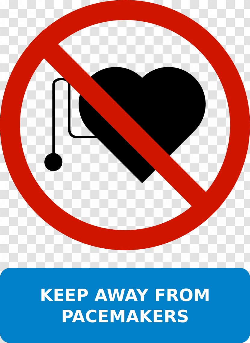 No Symbol Artificial Cardiac Pacemaker Sign Clip Art - Safety Transparent PNG