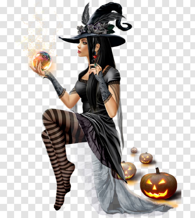 Witchcraft Ghost Halloween - Tree - Witch Transparent PNG