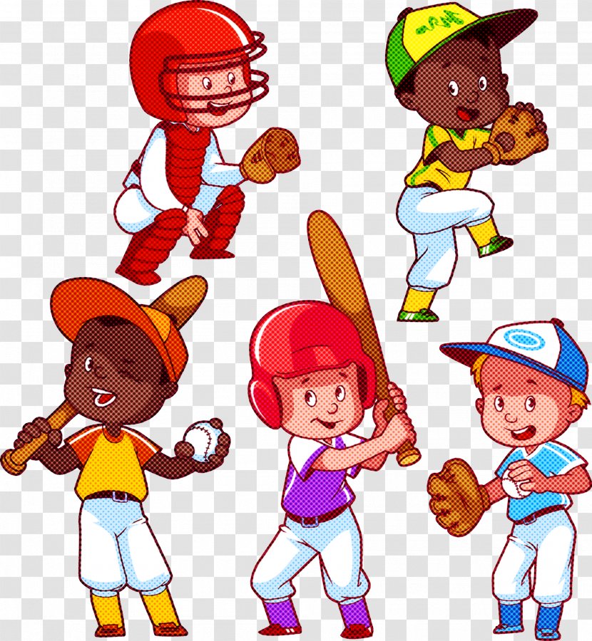 People Cartoon Clip Art Playing Sports Child - With Kids Transparent PNG