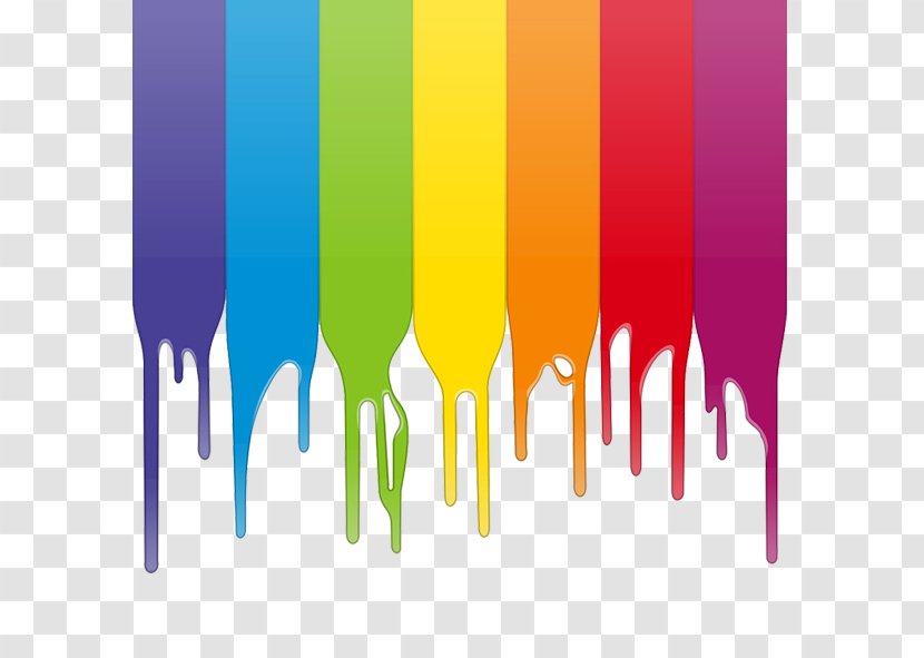Color Paint Stock Photography Clip Art - Colorful Transparent PNG