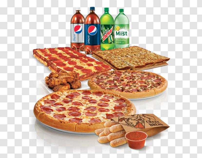 Little Caesars Pizza KFC Restaurant - Italian Food - Daily Burger Deal Transparent PNG