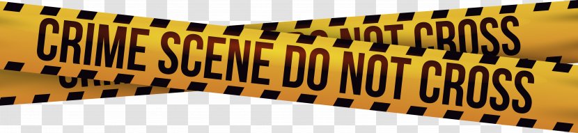 Barricade Tape Crime Scene Adhesive Police Clip Art - Text Transparent PNG
