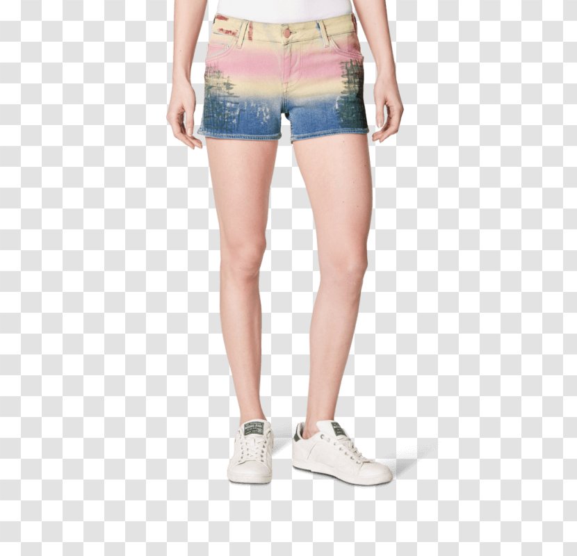 Jeans Bermuda Shorts Denim Mustang - Flower Transparent PNG