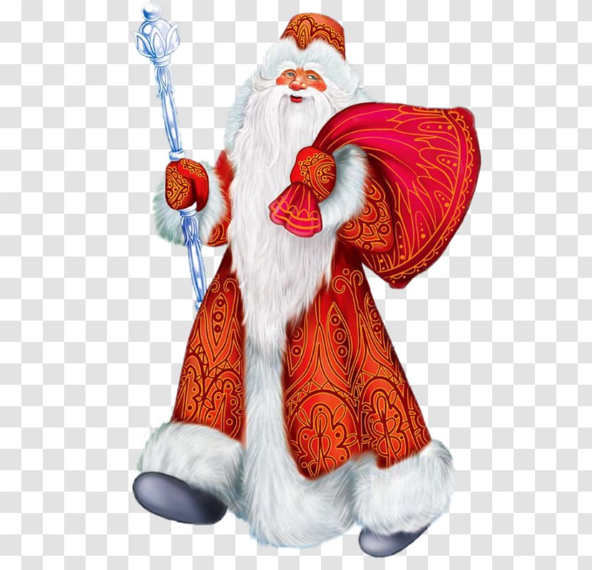 Ded Moroz Snegurochka Grandfather New Year Santa Claus - Tree Transparent PNG