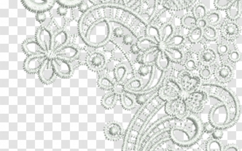 Lace Embroidery Clip Art Textile Image - Line - Lanus Filigree Transparent PNG