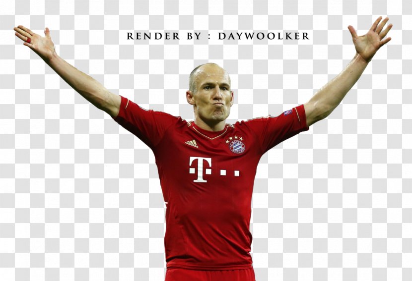Football Player Rendering Athlete - Jersey - Robben Transparent PNG