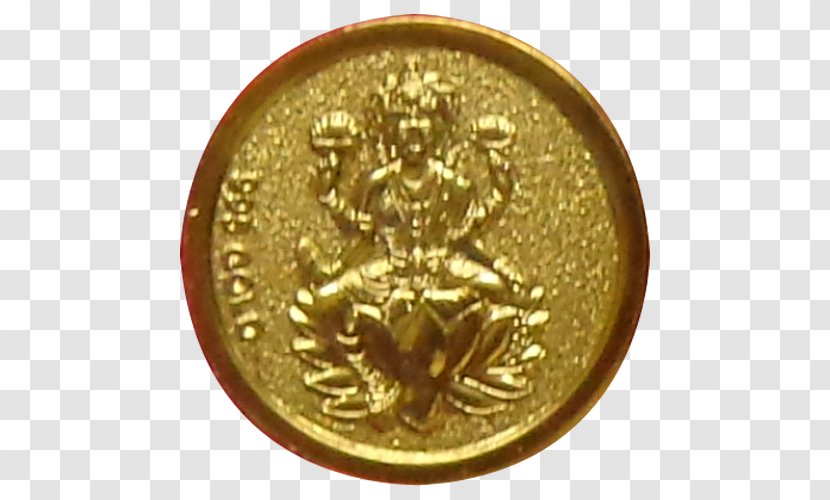 Gold Coin Silver Lakshmi Transparent PNG