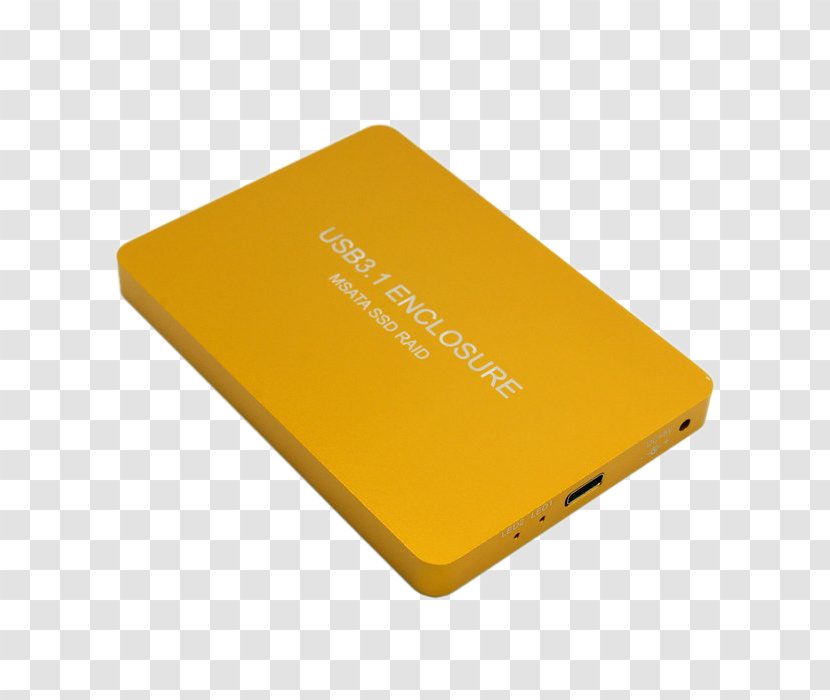 Hard Disk Drive Portable Storage Device Icon - Electronics Accessory - Yellow Mobile 2t Transparent PNG