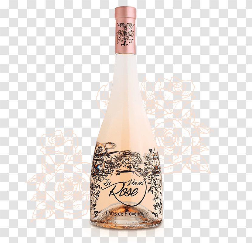 Côtes-de-provence AOC Rosé Château Roubine - Tibouren - Cru Classé TibourenRose Transparent PNG