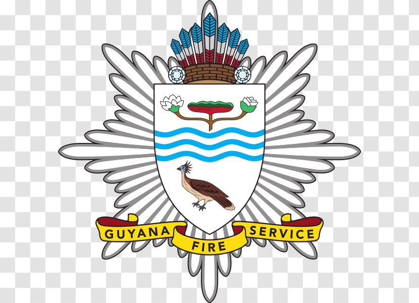 Fire Department Clip Art Logo Guyana - Wikimedia Commons Transparent PNG