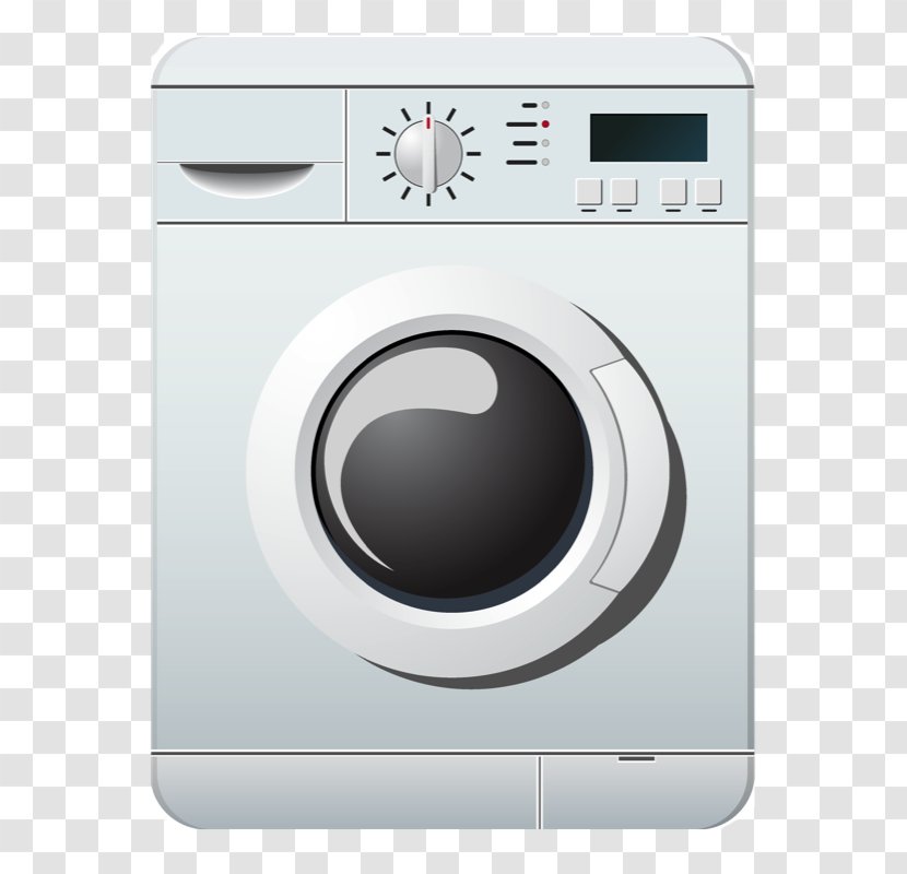 Washing Machines Home Appliance Clothes Dryer Refrigerator - Multimedia Transparent PNG