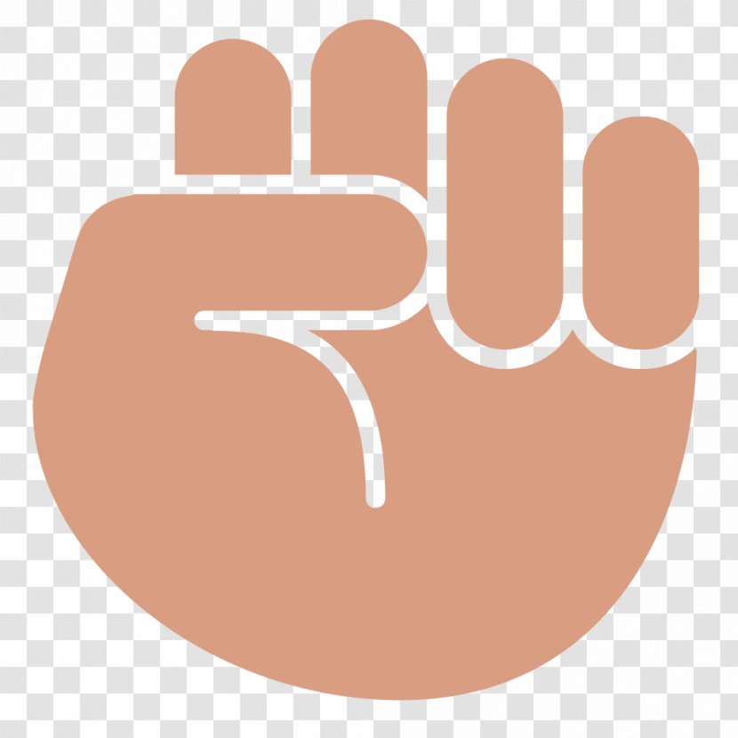 Raised Fist Emoji Sticker Transparent PNG