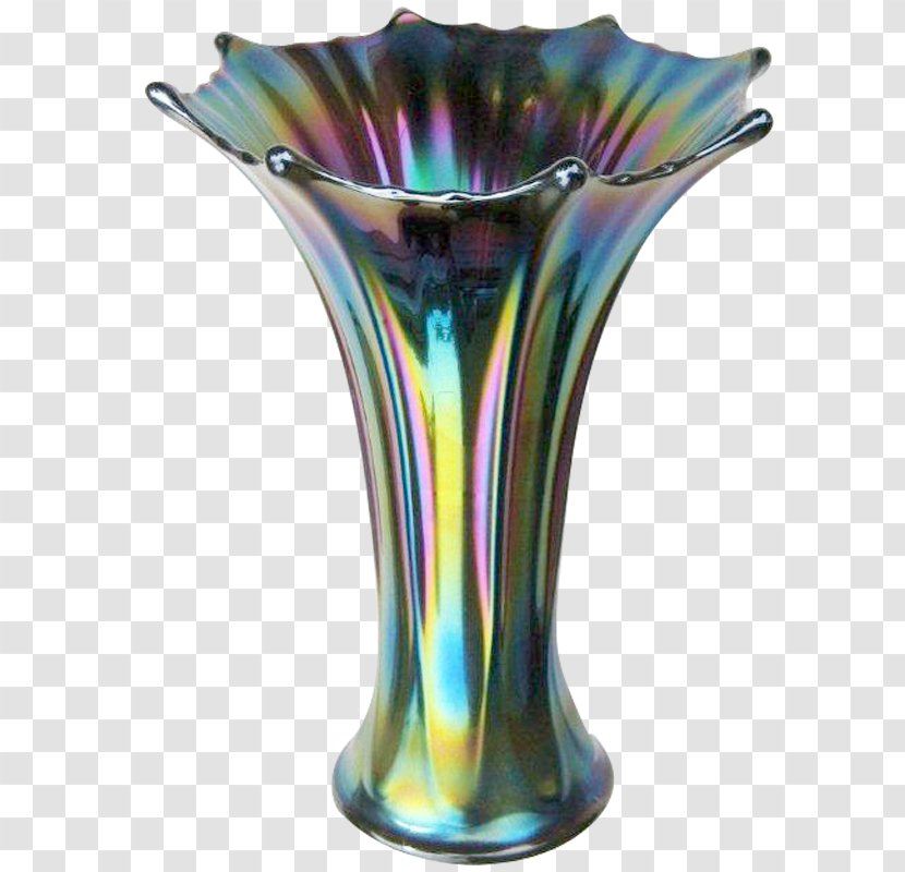 Vase Glass Cobalt Blue - Artifact - And Purple Morning Glory Transparent PNG
