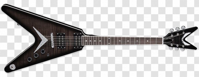 Dean VMNT ML Razorback V Gibson Flying - Acoustic Electric Guitar Transparent PNG