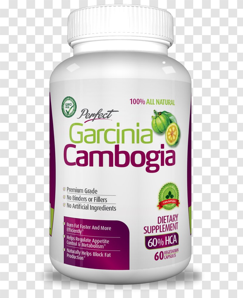 Garcinia Cambogia Dietary Supplement Weight Loss Green Coffee Extract Hydroxycitric Acid - Reduce Fat Transparent PNG