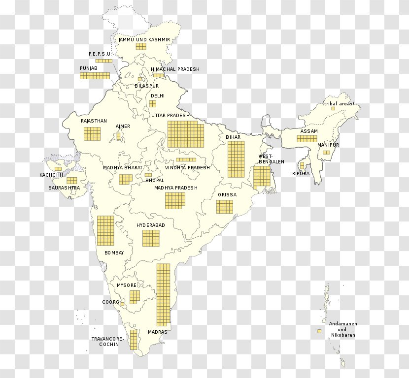 Indian General Election, 1951–52 Map Information Email - Text - India Transparent PNG