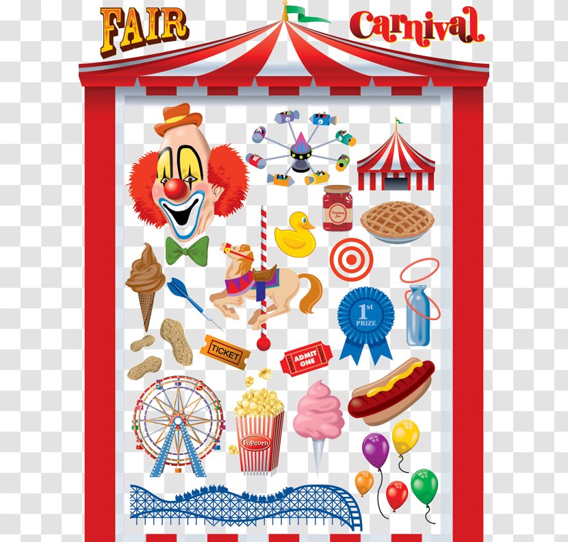 Evil Clown Traveling Carnival - Scalable Vector Graphics - Color Amusement Park Transparent PNG