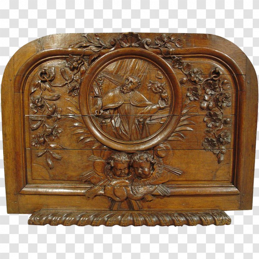 18th Century Wood Carving France Panelling Relief - Antique Carved Exquisite Transparent PNG