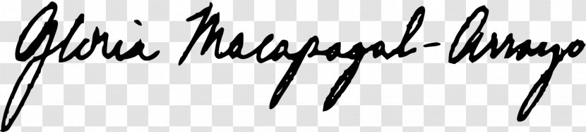 President Presidency Of Gloria Macapagal Arroyo Creator Signature Encyclopedia - Author - Wikipedia Transparent PNG
