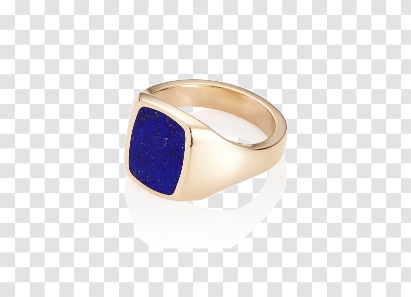Sapphire Ring Lapis Lazuli Platinum Signet - Diamond - Finding White Gold 14 Transparent PNG