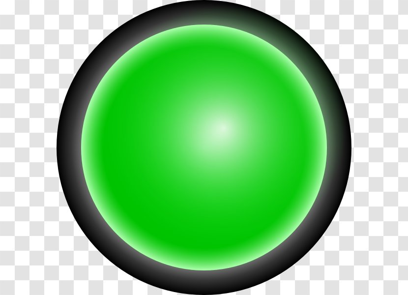 Light-emitting Diode Green Clip Art - Sphere - Led Lamp Transparent PNG