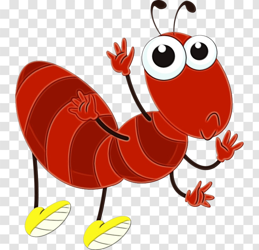 Cartoon Insect Rooster Membrane-winged Insect Ant Transparent PNG