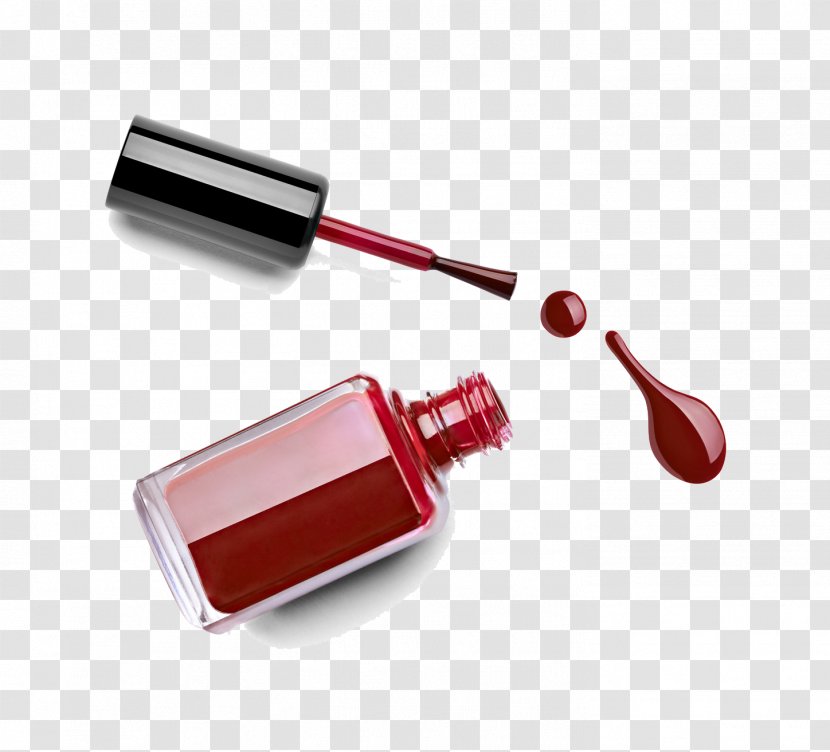 Nail Polish Cosmetics Eye Shadow Lipstick - Primer Transparent PNG