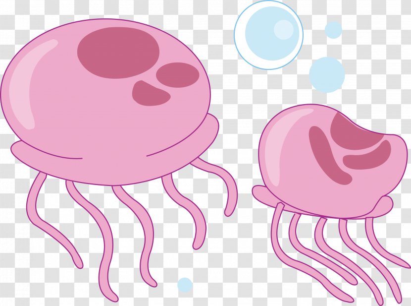 Jellyfish Sea Lion Painting Image 0 - Silhouette - Cartoon Transparent PNG