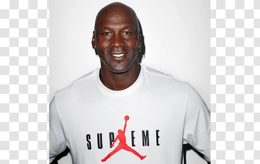 Michael Jordan T-shirt Supreme Air Sneakers - Shoulder Transparent PNG