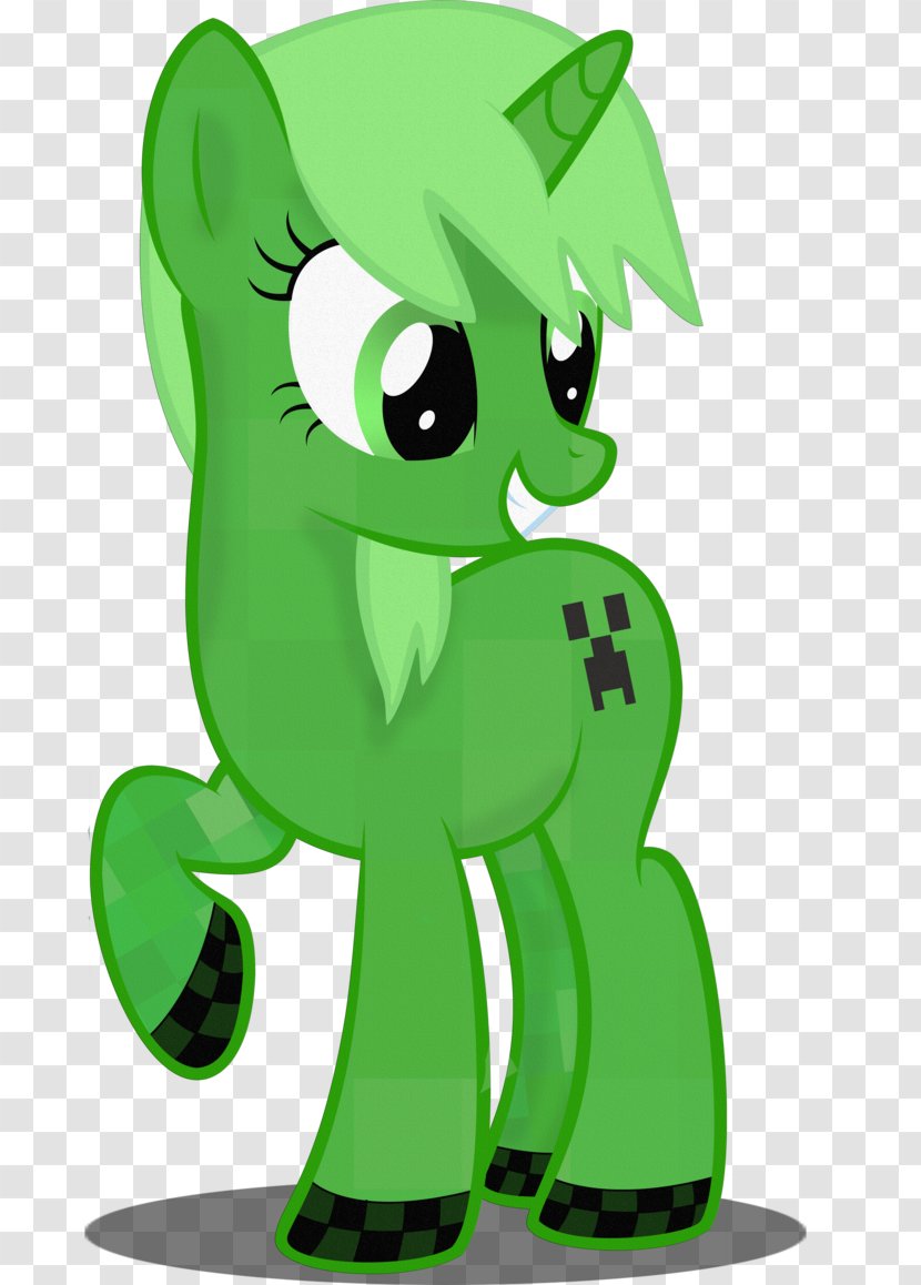 Minecraft Pony Fluttershy Creeper - Art Transparent PNG