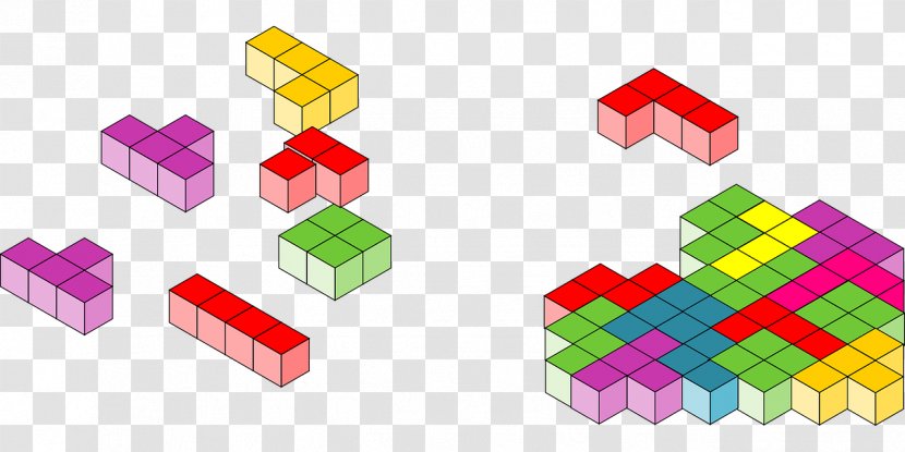 Tetris Pro Jigsaw Puzzles Tetromino Pac-Man - Toy Block - Color Building Blocks Transparent PNG