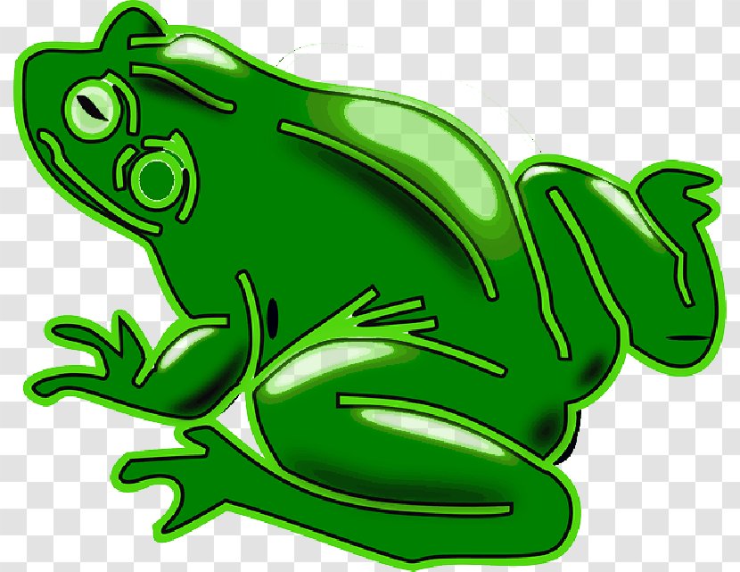 Common Frog Amphibians Clip Art Edible - Green Transparent PNG